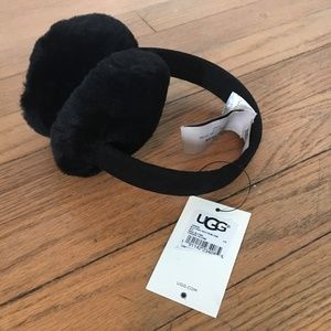 Ugg Sheepskin Earmuffs Black